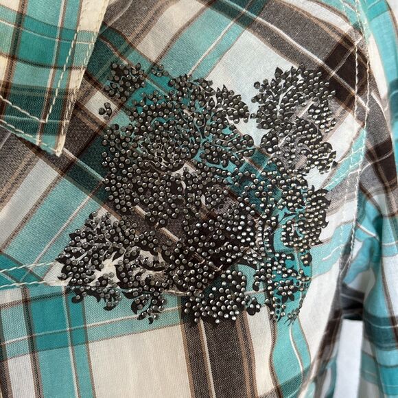 Ariat Cybil Fitted Snap Front Shirt, Size S - Picture 2 of 10